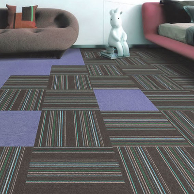 Nylon bề mặt PVC Tấm lót thảm mô-đun Độ dày 4,5mm
